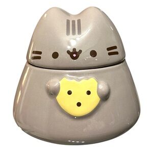 Culturefly pusheen 24oz. molded ceramic treat jar